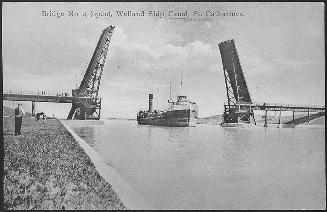 Bridge No. 4 (open), Welland Ship Canal, St. Catharines