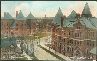 Central School and City Hall, Chatham, Ontario