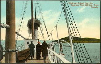 Welcome Island from the Steamer Fort William, Ontario, Canada