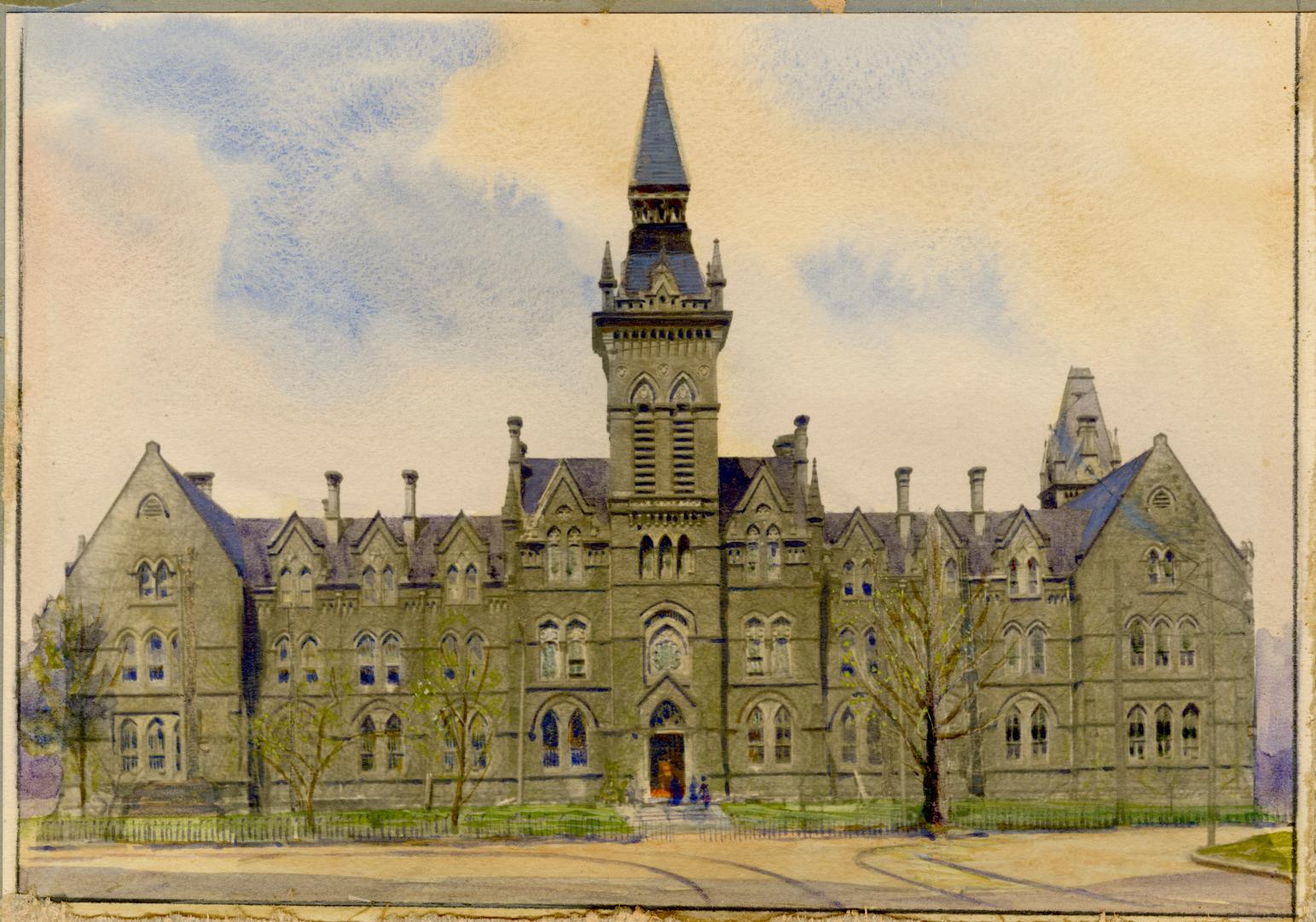 Knox College (1875-1915), Spadina Crescent