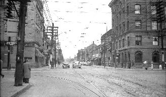 Yonge Street looking north from Bloor St