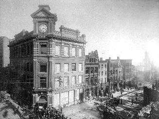 Fire (1904), aftermath of fire, Bay St