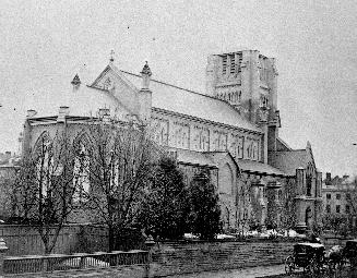 St. James' Anglican Cathedral (opened 1853), King Street East, northeast corner Church St