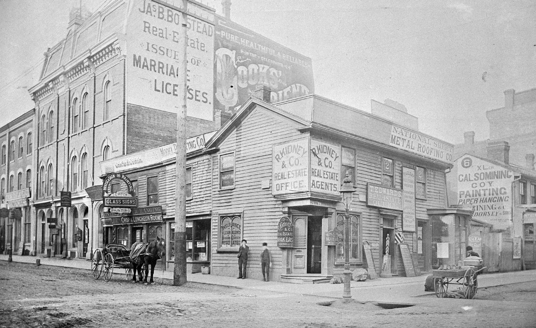 Adelaide Street East, northwest corner Victoria St