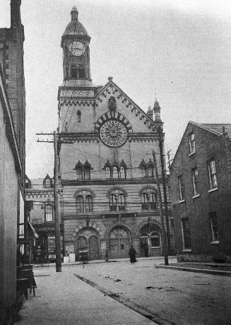 Yorkville Town Hall, Yonge Street, west side, opposite Collier St