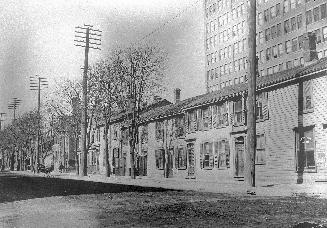 Bay St., east side, looking north from Louisa St