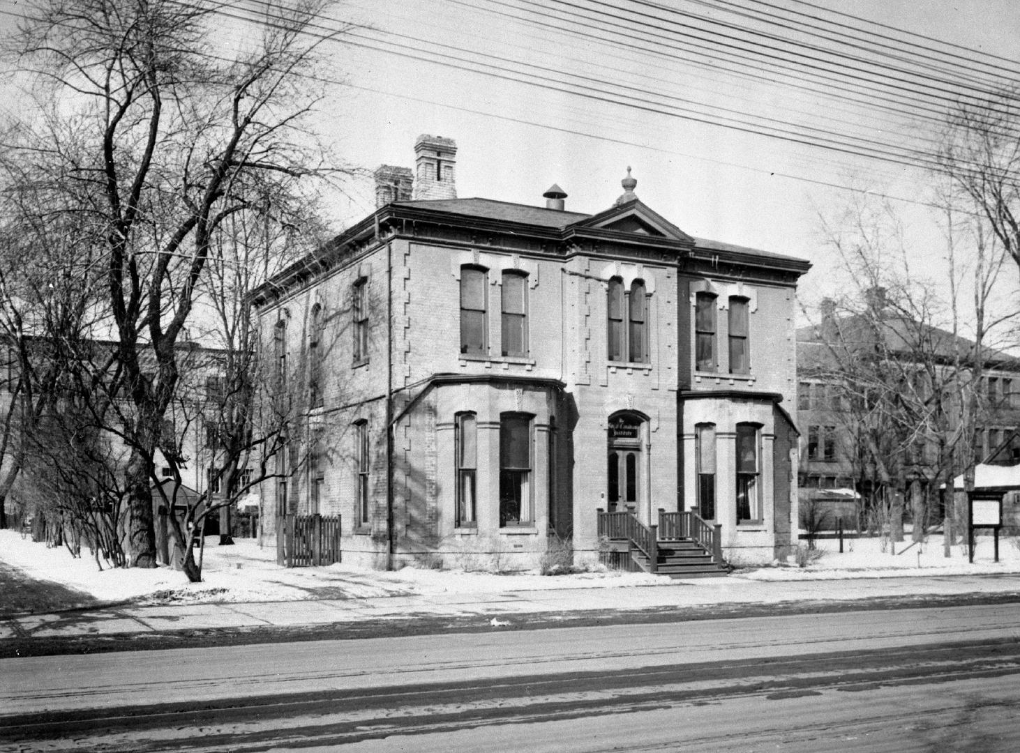 Leach, Hugh, house, College Street, north side, between Kings College Road & St. George Street