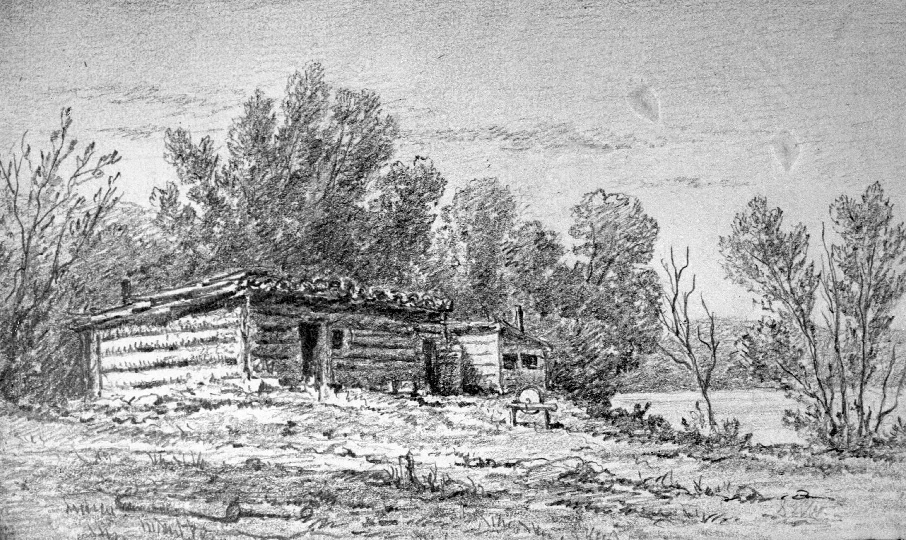 Log Shanty at Huntsville, Muskoka (Ontario)