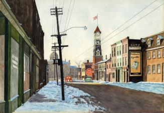 Ossington Avenue, looking south from north of Queen Street West, Toronto, Ontario