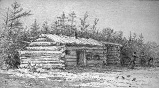 Log Shanty near Gravenhurst, Muskoka (Ontario)