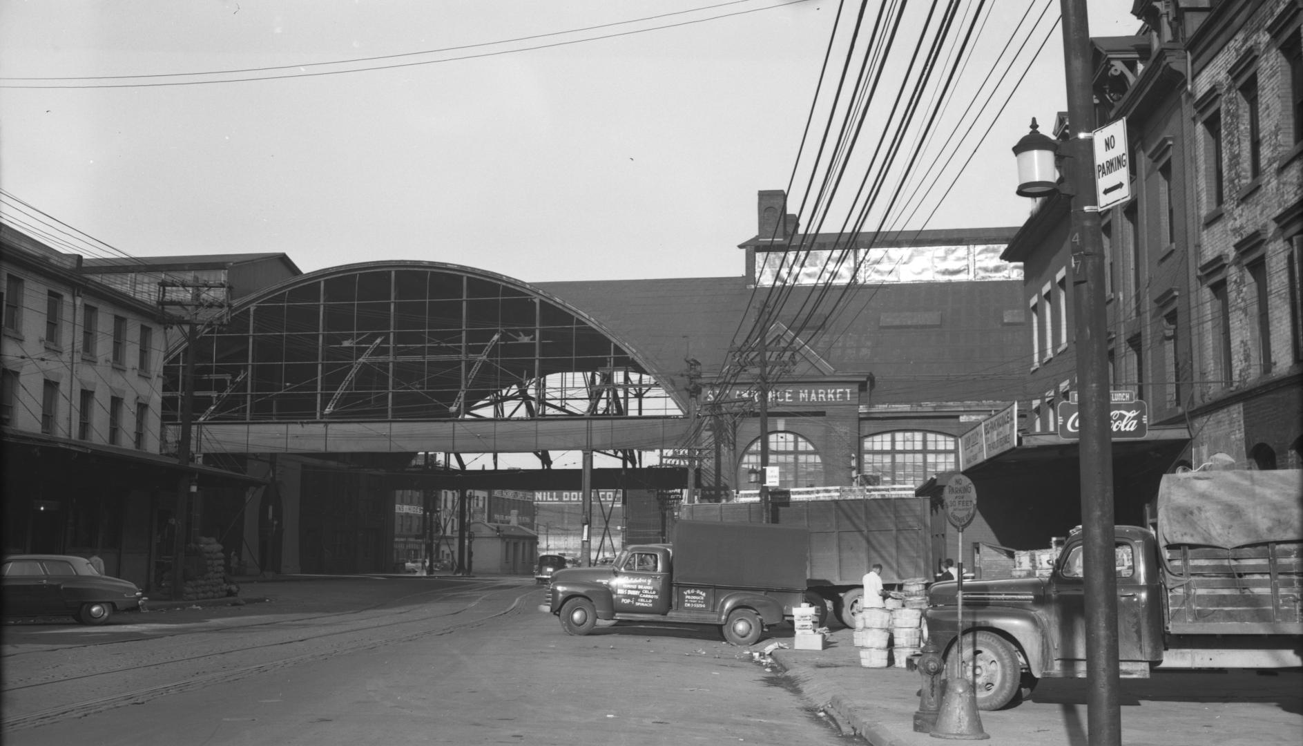 St. Lawrence Market. South Market, Front Street East, south side, between Market & Jarvis Streets, Toronto, Ontario