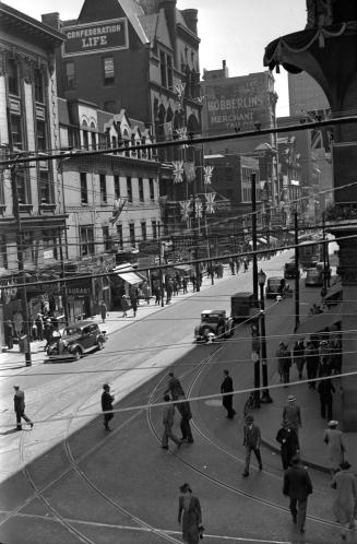 Yonge Street, King To Queen Streets, looking south from Queen St