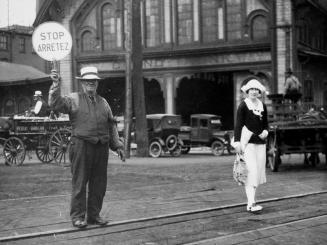 Great Western Railway Station, Yonge Street, northeast corner, Esplanade E