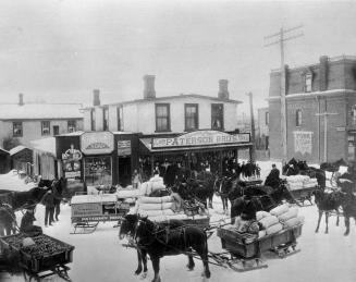 Danforth Avenue, north side, west from Dawes Road