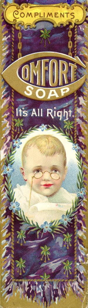 Illustration of a little boy wearing small round spectacles; the boy's picture is encircled by …