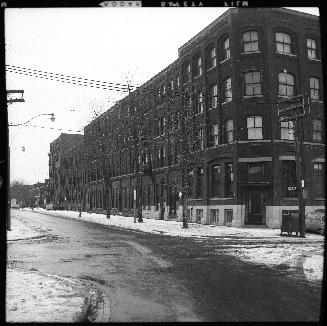 Niagara St. looking east from just west of Tecumseth St., Toronto Ontario