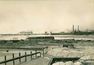 Image shows the remains of the boat.