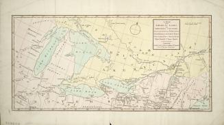 A map of the American Lakes and Adjoining Country, the present Seat of War between Great Britain & the United States