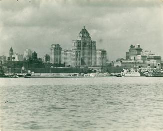 View Toronto Harbour 1929, looking north east