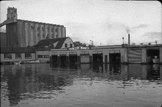 Image shows a lake view with the Toronto Harbour Police Station in the background.