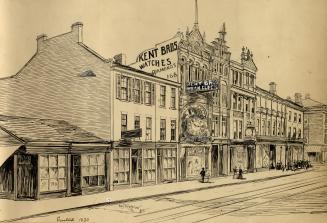 Yonge Street, King to Queen Streets, west side, looking north from Richmond St