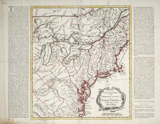 An accurate map of the British Colonies in North America bordering on the River Ohio