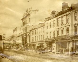 King Street East, south side, looking east from west of present Victoria St