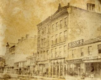 King Street West, south. side, looking east to Jordan St., Toronto, Ontario