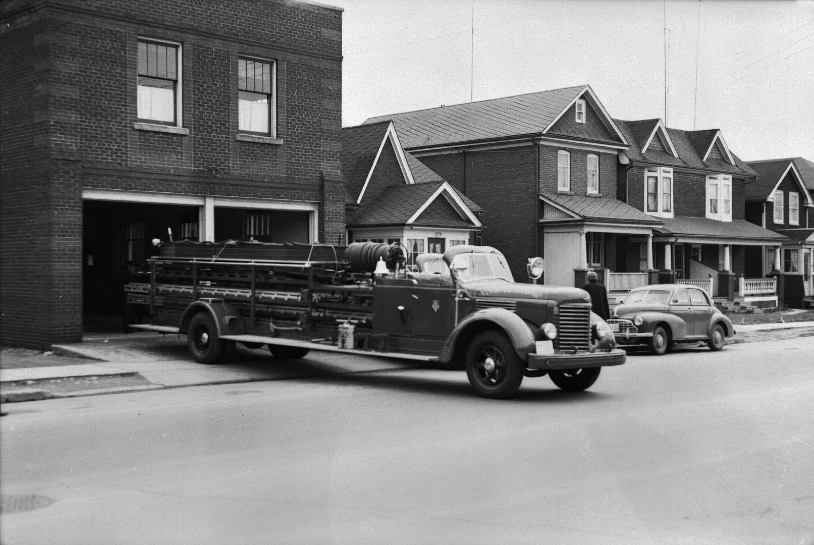 Fire Hall, York, Jane St., east side, between St. John's Road & Dundas St., Toronto, Ontario