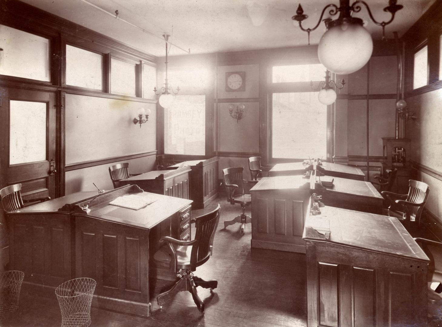 Telegram Building (1900-1963), interior, reception room, second (editorial) floor