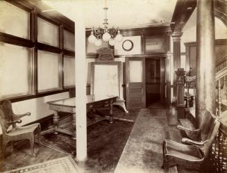 Telegram Building (1900-1963), interior, waiting room, second (editorial) floor