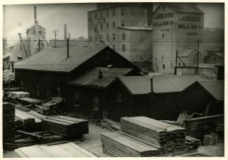 City Yard, Esplanade E., southwest corner Princess St., looking northeast