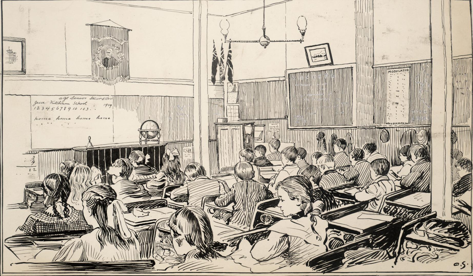 A schoolroom view (Toronto)