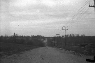 Jane St., looking north over Black Creek from about Woolner Avenue, Toronto, Ontario