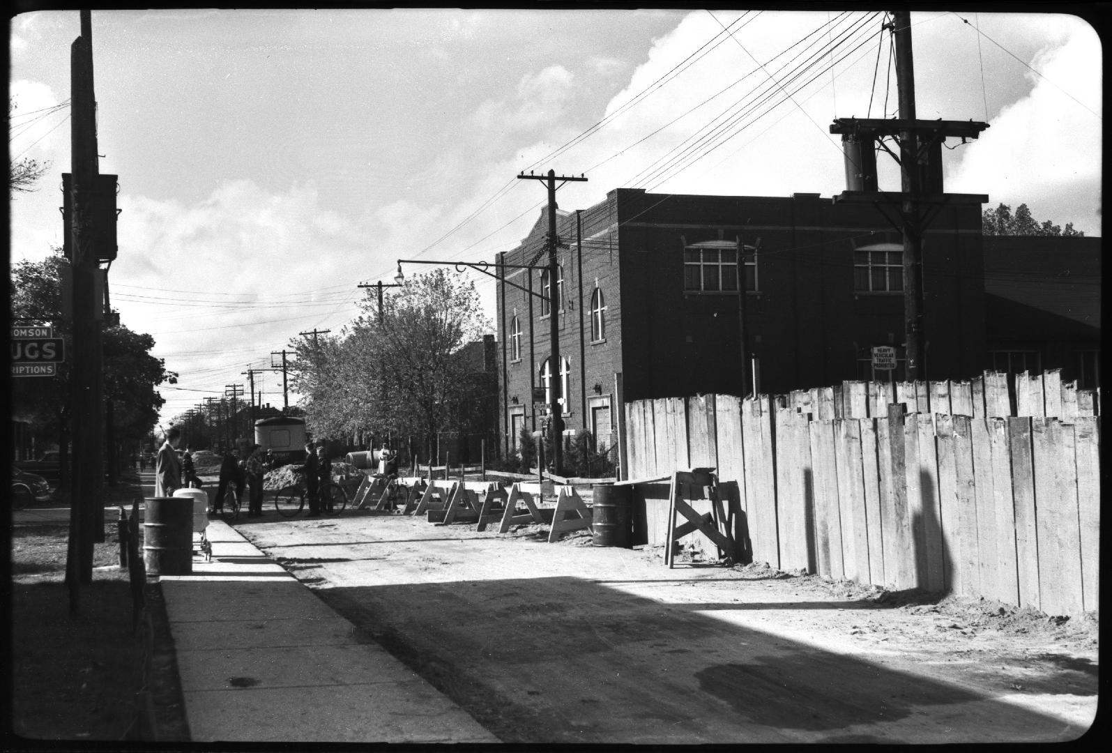 St. John's Road, looking west from e. of Willard Avenue, Toronto Ontario