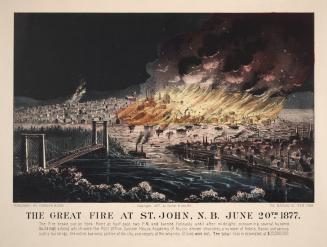 The Great Fire at St. John, New Brunswick, June 20th 1877