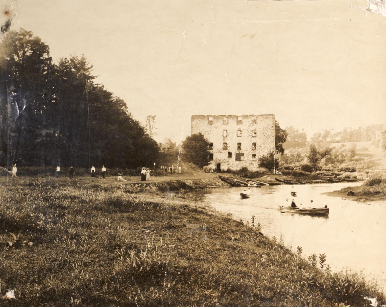 Gamble, William, mill, Humber River, west side, north of Bloor St