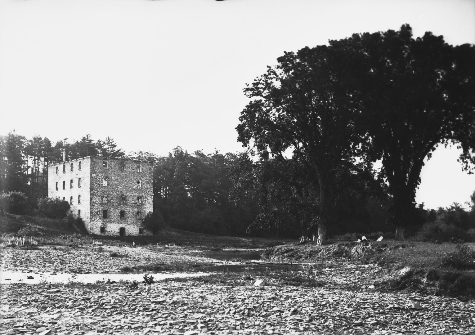 Gamble, William, mill, Humber River, west side, north of Bloor Street West, Toronto, Ontario