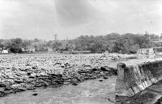 Humber River, looking northeast, just south of Old Dundas St