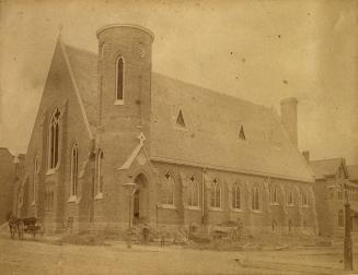 St. Augustine's Anglican Church, Parliament St., northeast corner Spruce St