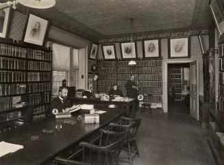 Court House (1853-1900), interior, library