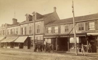 Queen Street West, Yonge to Simcoe Streets, north side, between James & Bay Streets