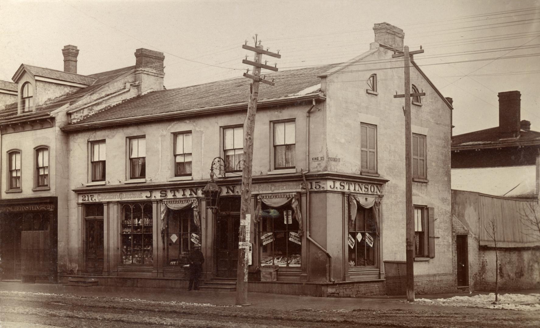 Bank of Upper Canada (ca 1822-ca 1830), King Street East, southeast corner Frederick St