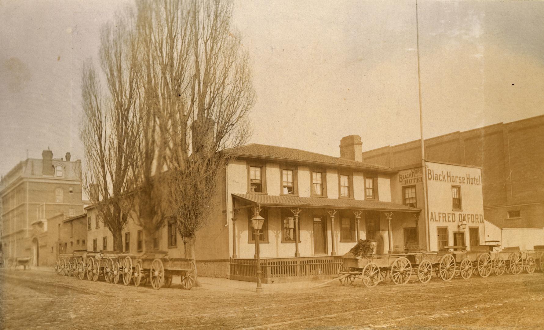 Cameron, Duncan, house, Front Street East, northeast corner George St