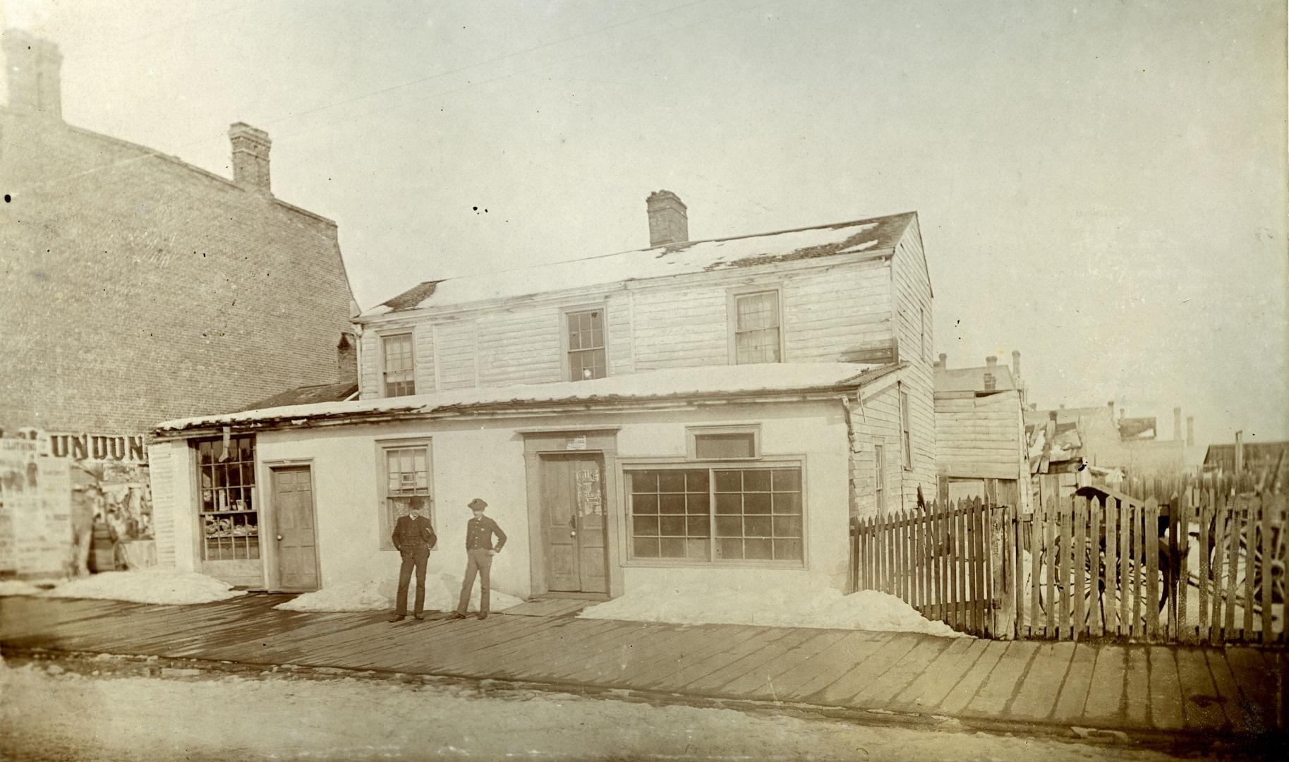 Gardeners' Arms Inn, Yonge Street, east side, south of Charles St