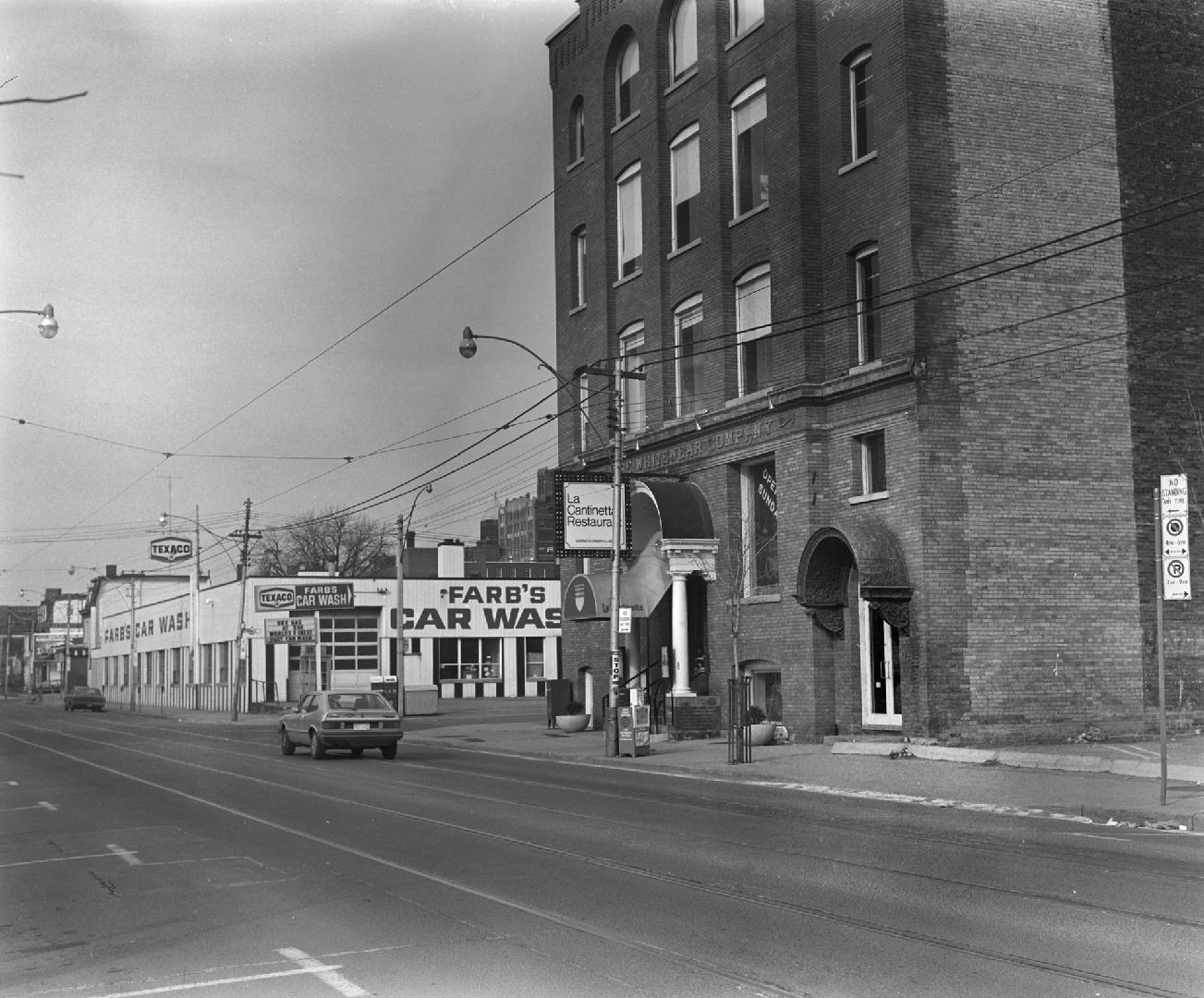 King St. West, looking west to John St., Toronto, Ontario