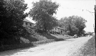 Old Dundas St., looking west from Humber Boulevard to Dundas St. West