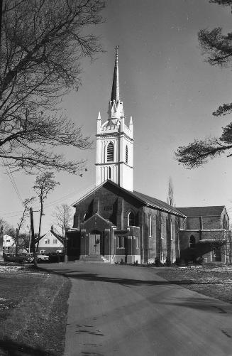 St. George's Anglican Church On-The-Hill, Dundas Street West, north side, between Wimbleton Road & Nottingham Dr