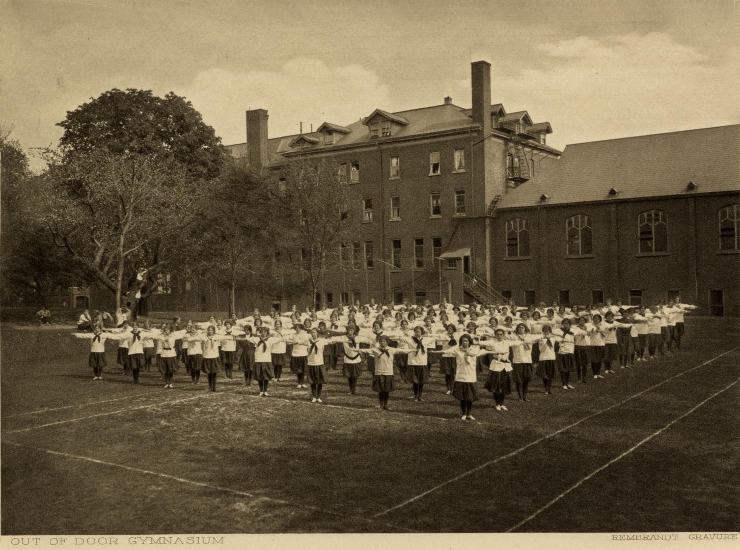 Havergal College, Jarvis St., west side, north of Carlton St., gymnastics