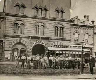 Yorkville Town Hall, Yonge Street, west side, opposite Collier St